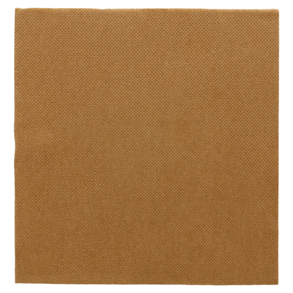 SERVILLETAS ECOLABEL 'DOUBLE POINT' 18 G/M2 33x33 CM HABANA TISSUE (1200 UNID.)
