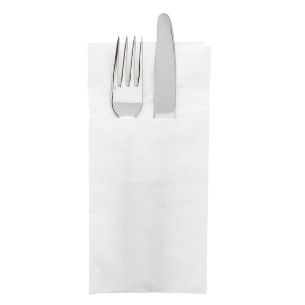 [169.38] Servilletas Canguro Ecolabel 2 Capas 18 G/M2 40X40 Cm Blanco Tissue (1000 Unid.)