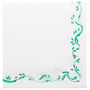 Servilletas Ecolabel 'Double Point - Floralia' 18 G/M2 40X40 Cm Blanco Tissue (1200 Unid.)