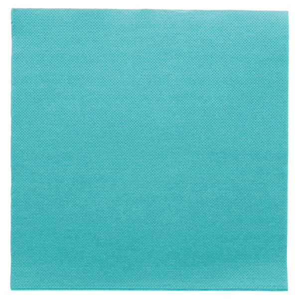 SERVILLETAS ECOLABEL 'DOUBLE POINT' 18 G/M2 39x39 CM AZUL TURQUESA TISSUE (1200 UNID.)