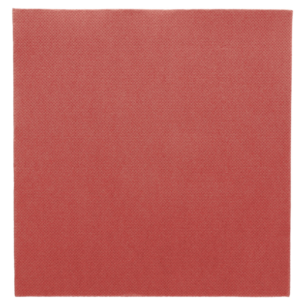 SERVILLETAS ECOLABEL 'DOUBLE POINT' 18 G/M2 39x39 CM BURDEOS TISSUE (1200 UNID.)
