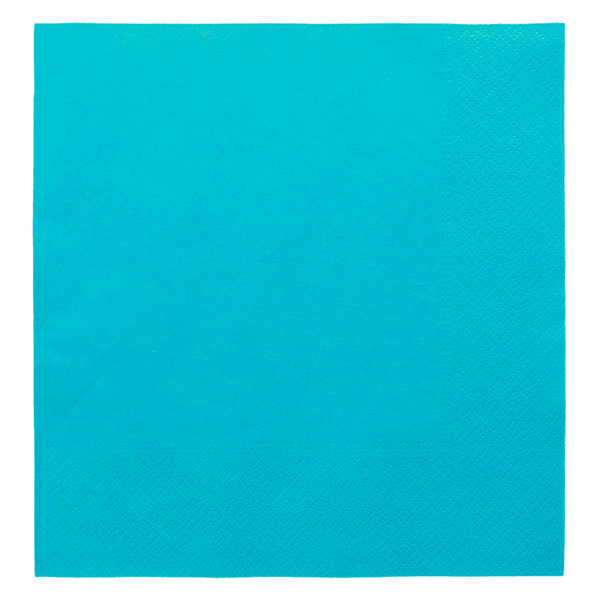 [153.18] Servilletas Ecolabel 2 Capas 18 G/M2 39X39 Cm Azul Turquesa Tissue (1600 Unid.)