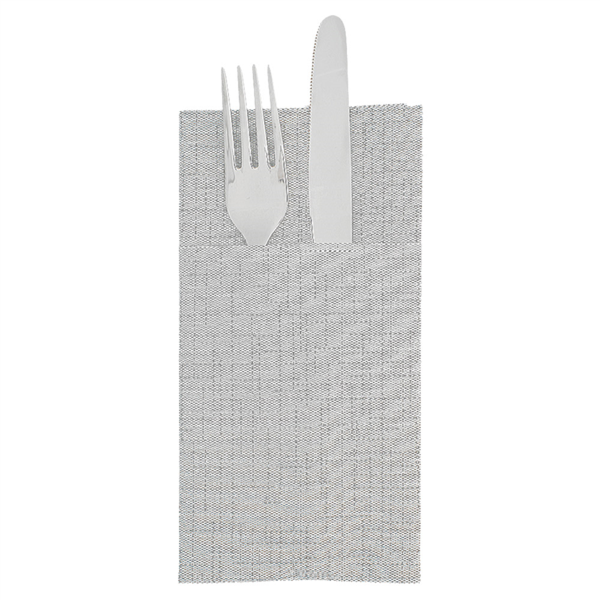 SERVILLETAS CANGURITO 'DRY COTTON' 55 G/M2 33x40 CM GRIS AIRLAID (700 UNID.)