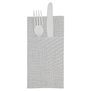SERVILLETAS CANGURITO 'DRY COTTON' 55 G/M2 33x40 CM GRIS AIRLAID (700 UNID.)