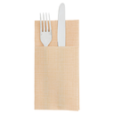 SERVILLETAS CANGURITO 'DRY COTTON' 55 G/M2 33x40 CM TERRACOTA AIRLAID (700 UNID.)