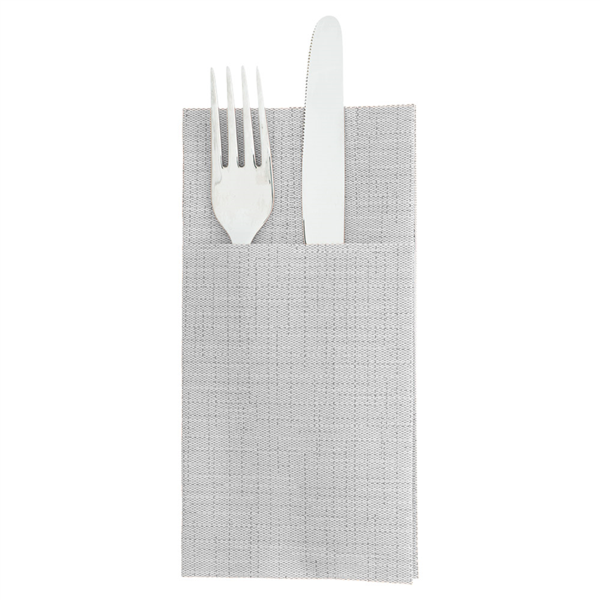 [264.39] SERVILLETAS CANGURO 'DRY COTTON' 55 G/M2 40x40 CM GRIS AIRLAID (700 UNID.)