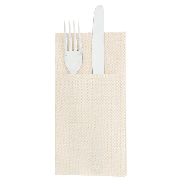 [264.26] Servilletas Canguro 'Dry Cotton' 55 G/M2 40X40 Cm Arena Airlaid (700 Unid.)