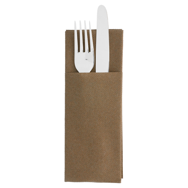 SERVILLETAS CANGURITO 55 G/M2 33x40 CM CHOCOLATE AIRLAID (700 UNID.)