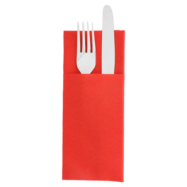 [213.82] SERVILLETAS CANGURITO 55 G/M2 33x40 CM ROJO AIRLAID (700 UNID.)