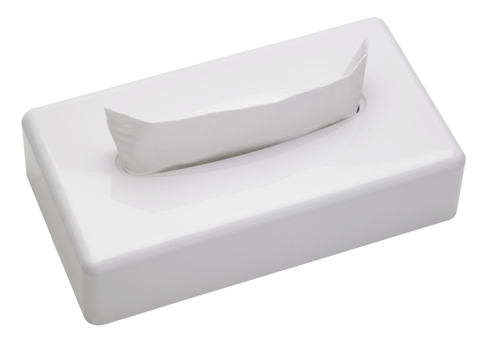 CAJA DE PAÑUELOS SANIBOX RECT. BLANCA