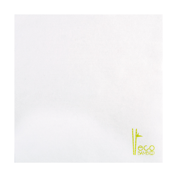 SERVILLETAS 'ECO-BAMBOO' 70 G/M2 40x40 CM BLANCO BAMBÚ (600 UNID.)