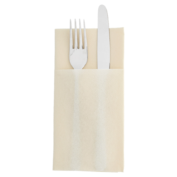 [169.39] Servilletas Canguro 55 G/M2 40X40 Cm Marfil Airlaid (700 Unid.)