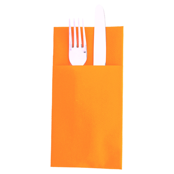 [191.29] Servilletas Canguro 55 G/M2 40X40 Cm Mandarina Airlaid (700 Unid.)