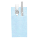SERVILLETAS CANGURO 'LIKE LINEN' 70 G/M2 40x40 CM TURQUESA SPUNLACE (700 UNID.)