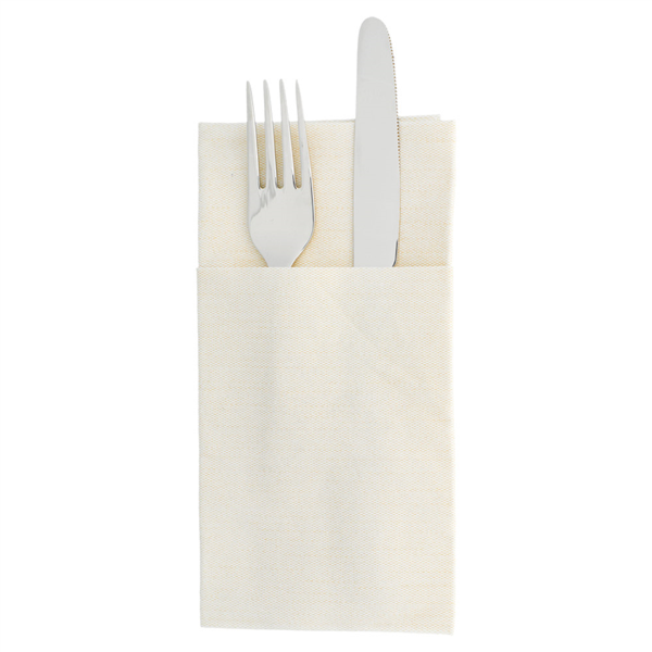 [203.93] SERVILLETAS CANGURO 'LIKE LINEN' 70 G/M2 40x40 CM CREMA SPUNLACE (700 UNID.)