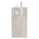 SERVILLETAS CANGURO 'LIKE LINEN' 70 G/M2 40x40 CM CHOCOLATE SPUNLACE (700 UNID.)