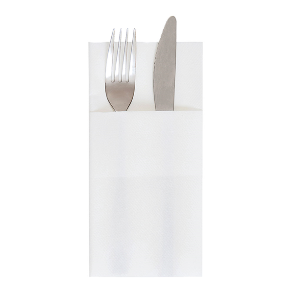 [255.35] SERVILLETAS CANGURO 'ECO-BAMBOO' 70 G/M2 40x40 CM BLANCO BAMBÚ (700 UNID.)