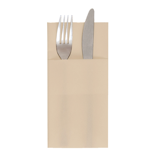[255.38] SERVILLETAS CANGURITO 'ECO-BAMBOO' 70 G/M2 33x40 CM NATURAL BAMBÚ (700 UNID.)