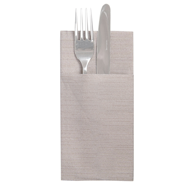 [232.17] Servilletas Canguro Plus 'Like Linen' 70 G/M2 40X45 Cm Chocolate Spunlace (720 Unid.)
