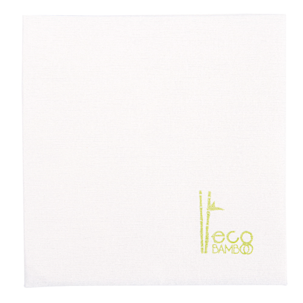 SERVILLETAS 'ECO-BAMBOO' 70 G/M2 20x20 CM BLANCO BAMBÚ (3600 UNID.)