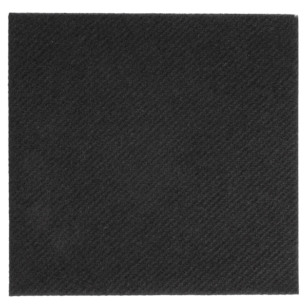 [143.72] Servilletas 55 G/M2 20X20 Cm Negro Airlaid (3600 Unid.)