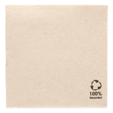SERVILLETAS ECOLABEL 'DOUBLE POINT' 19 G/M2 20x20 CM NATURAL TISSUE RECICLADO (2400 UNID.)
