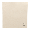 SERVILLETAS ECOLABEL 'DOUBLE POINT' 19 G/M2 33x33 CM NATURAL TISSUE RECICLADO (1200 UNID.)