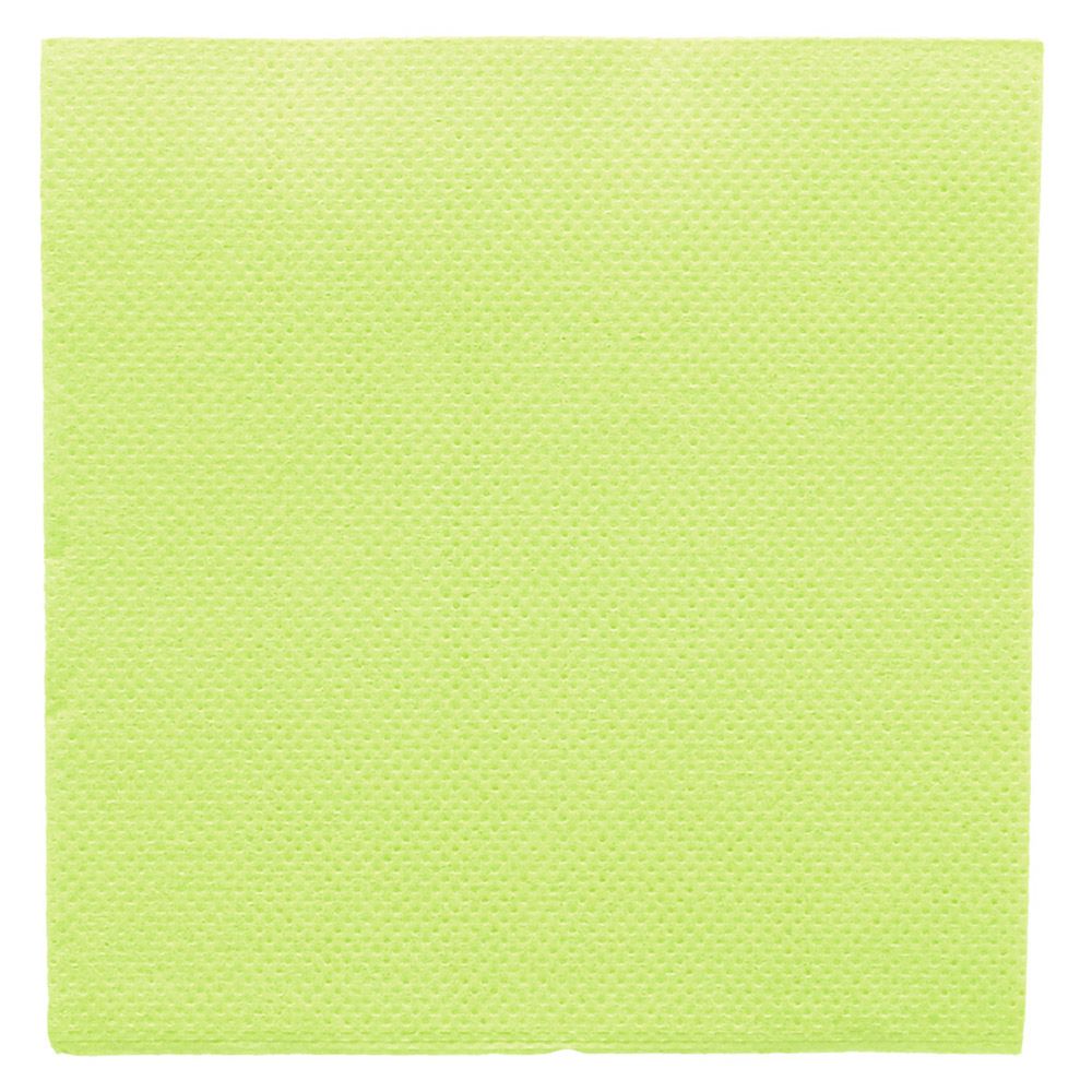 [153.95] SERVILLETAS ECOLABEL 'DOUBLE POINT' 18 G/M2 20x20 CM VERDE ANÍS TISSUE (2400 UNID.)