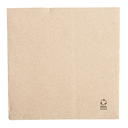 SERVILLETAS ECOLABEL 'DOUBLE POINT' 19 G/M2 30x30 CM NATURAL TISSUE RECICLADO (1800 UNID.)