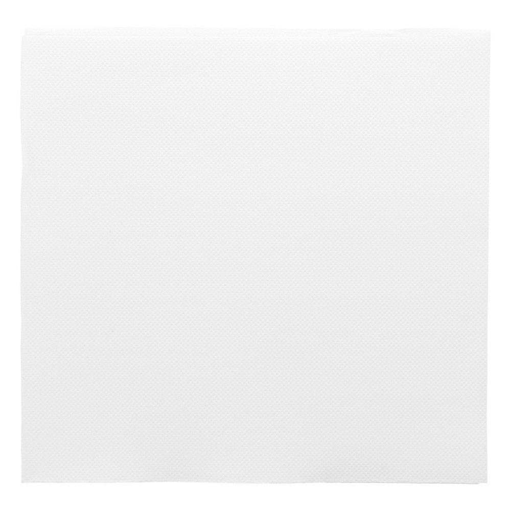 SERVILLETAS ECOLABEL 'DOUBLE POINT' 18 G/M2 39x39 CM BLANCO TISSUE (1200 UNID.)