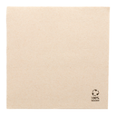SERVILLETAS ECOLABEL 'DOUBLE POINT' 19 G/M2 39x39 CM NATURAL TISSUE RECICLADO (1200 UNID.)