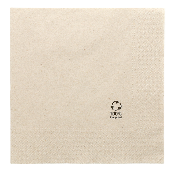 [102.68] Servilletas Ecolabel 2 Capas 18 G/M2 39X39 Cm Natural Tissue Reciclado (1600 Unid.)