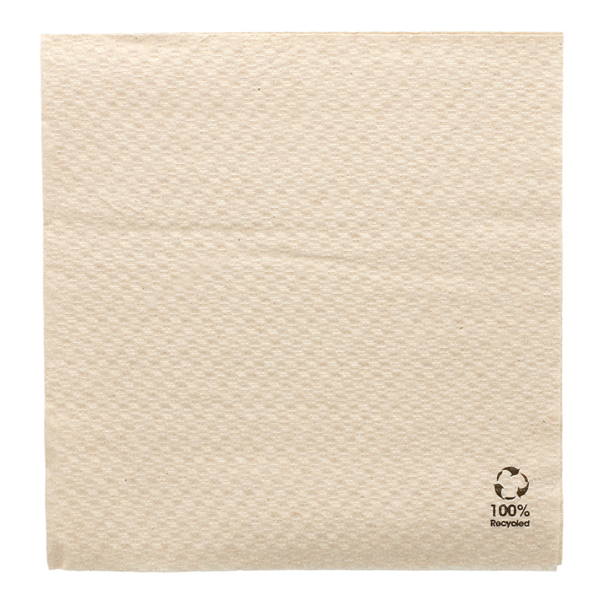 [102.80] Servilletas Ecolabel 1 Capa 23 G/M2 33X33 Cm Natural Tissue Reciclado (3000 Unid.)
