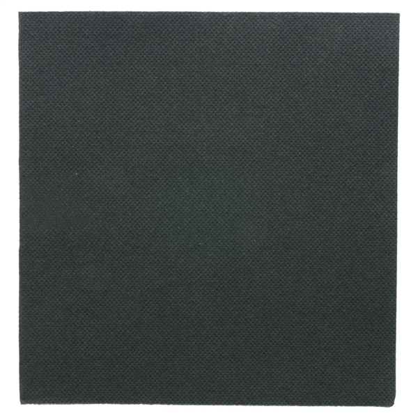 [101.85] SERVILLETAS ECOLABEL 'DOUBLE POINT' 18 G/M2 33x33 CM NEGRO TISSUE (1200 UNID.)