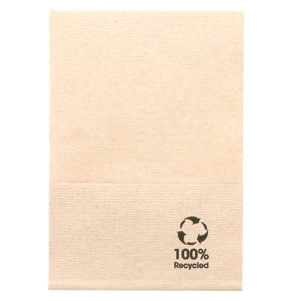 [101.75] SERVILLETAS ECOLABEL 1 CAPA 'MINI SERVIS' 23 G/M2 17x17 CM NATURAL TISSUE RECICLADO (9600 UNID.)