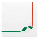 SERVILLETAS ECOLABEL 'DOUBLE POINT - TRATTORIA' 18 G/M2 40x40 CM BLANCO TISSUE (1200 UNID.)