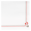 SERVILLETAS ECOLABEL BURDEOS & GRIS 'DOUBLE POINT - MAXIM' 18 G/M2 40x40 CM BLANCO TISSUE (1200 UNID.)