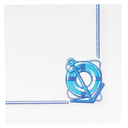 SERVILLETAS ECOLABEL 'DOUBLE POINT - CADAQUÉS' 18 G/M2 40x40 CM BLANCO TISSUE (1200 UNID.)