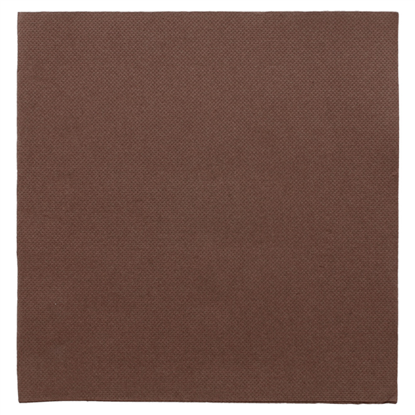 SERVILLETAS ECOLABEL 'DOUBLE POINT' 18 G/M2 39x39 CM CHOCOLATE TISSUE (1200 UNID.)