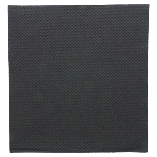 SERVILLETAS ECOLABEL 'DOUBLE POINT' 18 G/M2 39x39 CM NEGRO TISSUE (1200 UNID.)