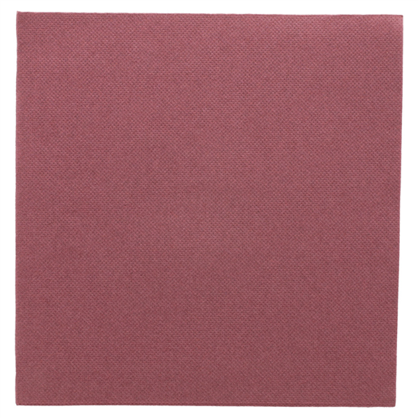 SERVILLETAS ECOLABEL 'DOUBLE POINT' 18 G/M2 39x39 CM CIRUELA TISSUE (1200 UNID.)