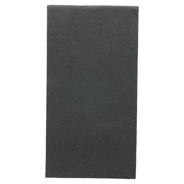 [230.86] SERVILLETAS ECOLABEL P. 1/8 'DOUBLE POINT' 18 G/M2 40x40 CM NEGRO TISSUE (1200 UNID.)