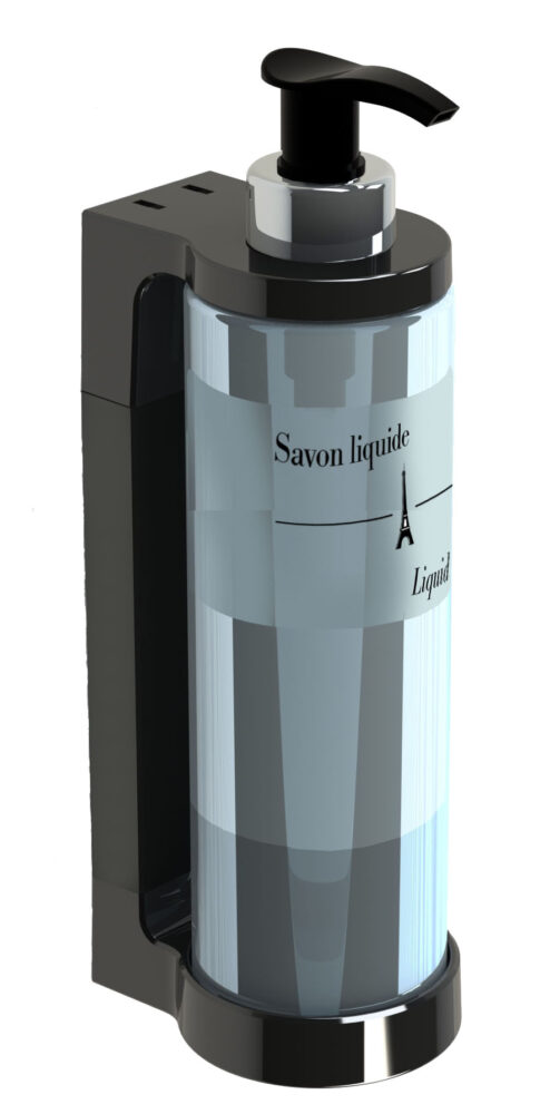[8441767] Jabonera Isiss 300 Ml Negro