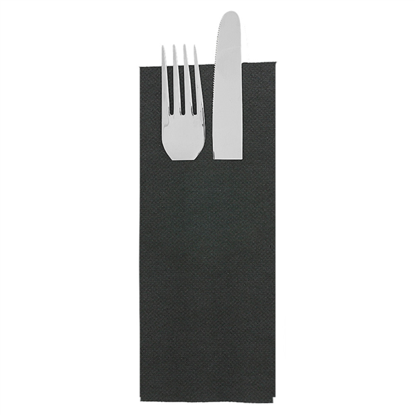 [267.07] Servilletas Cangurito 'Ecolabel - Double Point' 18 G/M2 33X40 Cm Negro Tissue (1400 Unid.)