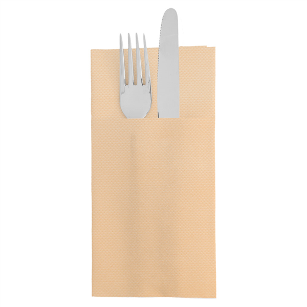 SERVILLETAS CANGURO 'ECOLABEL - DOUBLE POINT' 18 G/M2 39x40 CM MARFIL TISSUE (1400 UNID.)