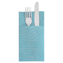 SERVILLETAS CANGURITO 'DRY COTTON' 55 G/M2 33x40 CM TURQUESA AIRLAID (700 UNID.)
