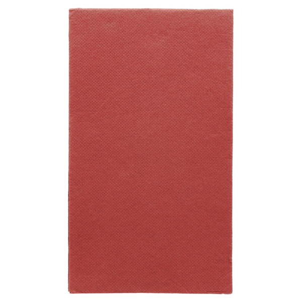 SERVILLETAS ECOLABEL P. 1/6 'DOUBLE POINT' 18 G/M2 33x40 CM BURDEOS TISSUE (2000 UNID.)