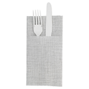 SERVILLETAS CANGURO 'DRY COTTON' 55 G/M2 40x40 CM GRAFITO AIRLAID (700 UNID.)
