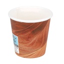 VASOS BEBIDAS CALIENTES 1 PARED ESPRESSO 'ARIZONA' 70 ML 230 + 18 PE G/M2 Ø5/3,5x4,9 CM MARRÓN CARTONCILLO (1000 UNID.)