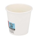Vasos Bebidas Calientes 1 Pared 'Espresso' 70 Ml 230 + 18 Pe G/M2 Ø5/3,5X4,9 Cm Blanco Cartoncillo (1000 Unid.)